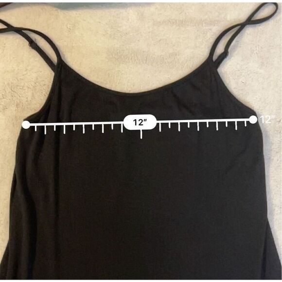 Women’s Black Dress Extender Layered Hem SMALL - Picture 5 of 6